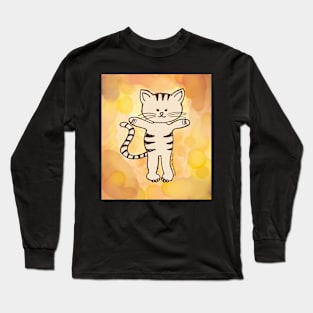 Happy Kitty cat Long Sleeve T-Shirt